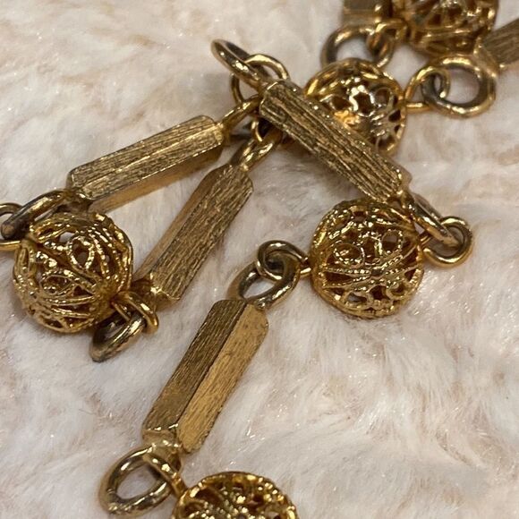 Bars Filagree Balls and A Ladybug Necklace - Picture 8 of 12